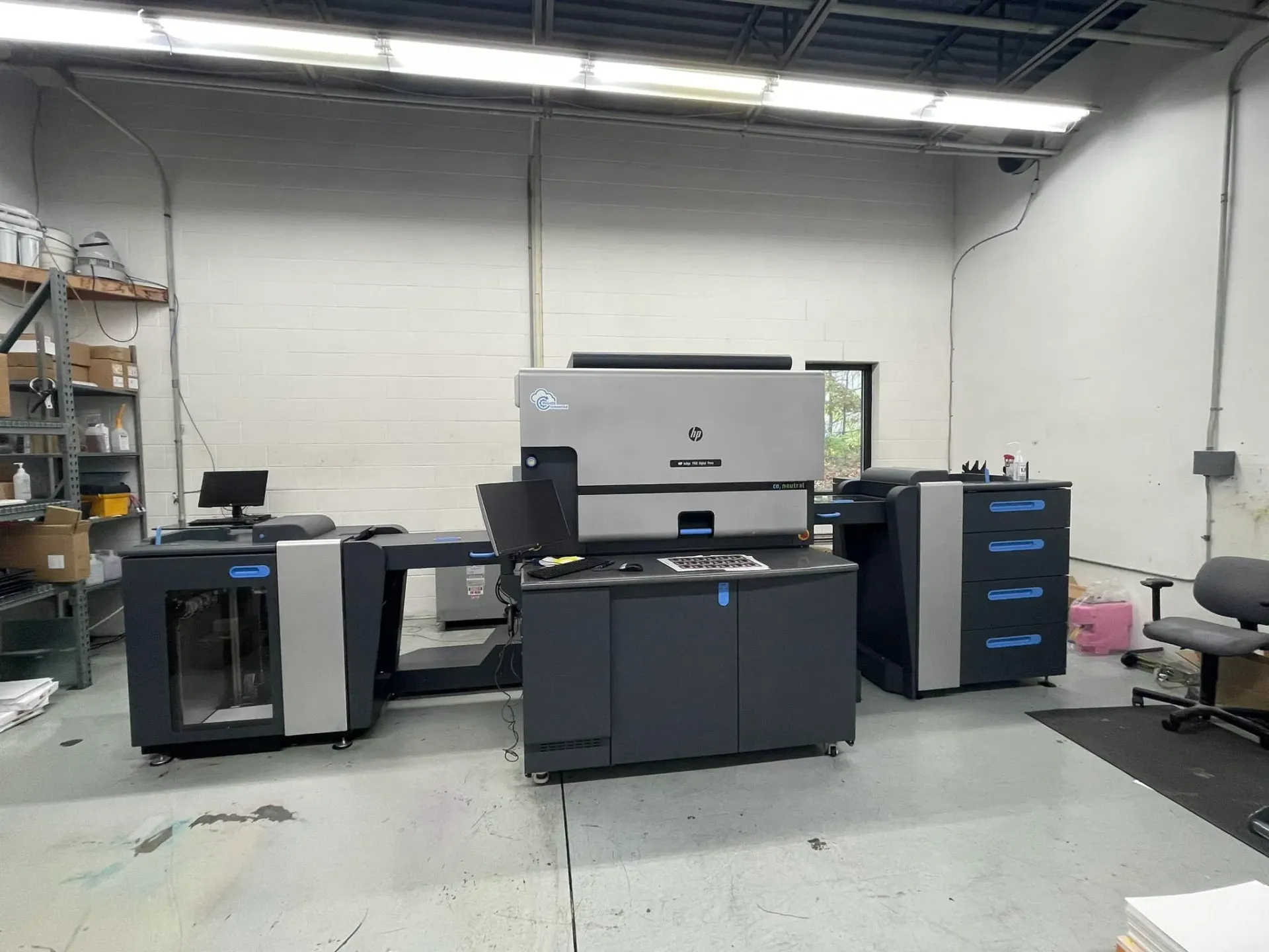 HP Indigo digital press at Starburst Printing’s production facility